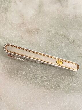 Valentino 925 Silver Tie Clip